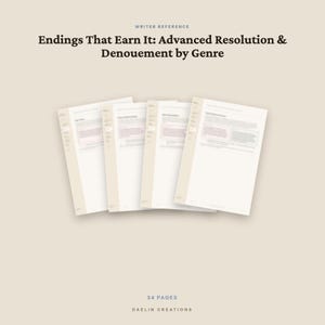 Eindes die het verdienen — Geavanceerde oplossingen en ontknopingen per genre | Naslagwerk voor fictieschrijvers afbeelding 5