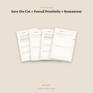 Romantiek met gedwongen nabijheid | Save the Cat Beat Sheet | Romanplanner | GoodNotes PDF afbeelding 4
