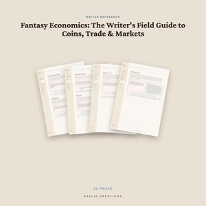 Fantasy Economics Writer's Reference Guide — Coins, Trade & Markets for Worldbuilders image 5