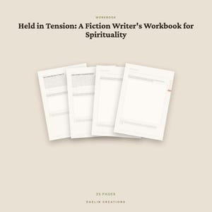 Spirituality & Faith | Held in Tension | Fiction Writer's Workbook | Printable PDF | GoodNotes Digital Download image 4