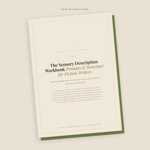 Arbeitsbuch zur sinnlichen Beschreibung für Belletristikautoren – Genrespezifische Schreibanregungen (druckbare PDF-Datei) Bild 3