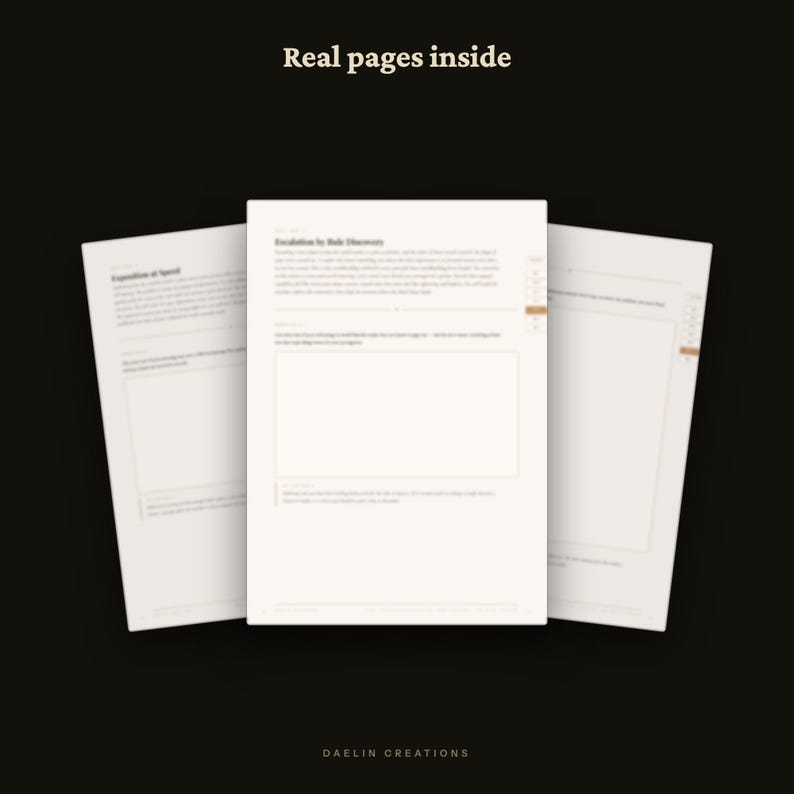 Science Fiction Writing Workbook Printable PDF Sci-Fi Worldbuilding Rules Tech Pacing Exercises for Fiction Writers Novel Planner image 5