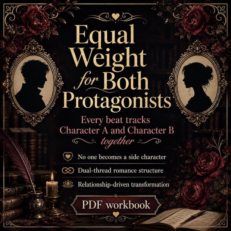 Arbeitsbuch zur Entwicklung von Liebesroman-Plots, Dual Arc W-Plot Planner (PDF-Download) Bild 4