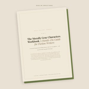 Cuaderno de trabajo sobre personajes moralmente ambiguos / PDF imprimible para escritura de ficción / Ejercicios de desarrollo de personajes / PDF de Goodnotes imagen 4