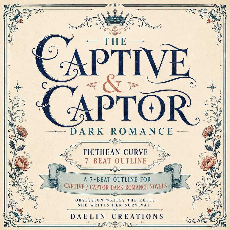 Gevangene versus ontvoerder: een duistere romance | Fichtean Curve beat sheet | GoodNotes PDF afbeelding 2