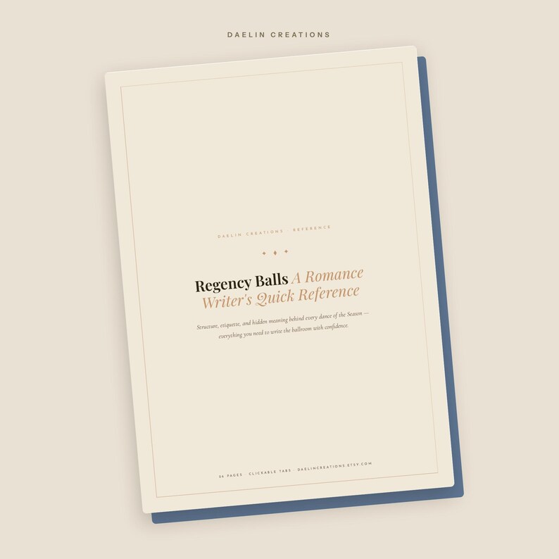 Naslagwerk voor Regency-balschrijvers: etiquette, danskaarten en sociale signalen afbeelding 4