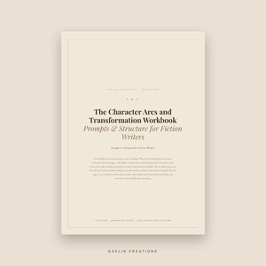 Character Arc Workbook |Transformation Prompts, Scene Drafts & Story Structure | Goodnotes PDF image 3
