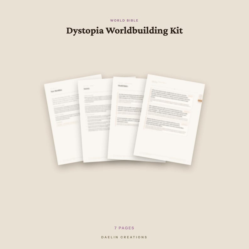 Scifi World Bible — New Meridian | Enskild bok · PDF-nedladdning bild 6