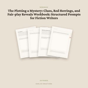 Caderno de Exercícios de Escrita de Mistério — Pistas, Falsas Pistas e Revelações Justas — Sugestões para Escritores de Ficção (PDF) imagem 4