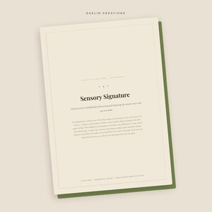 Sensory Signature | Fiction Writing Workbook PDF | Sensory Description Craft Exercises | Goodnotes PDF image 4