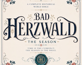 Premade Historical World Bible | Spa Resort Season of Ruined Fortunes | Exclusive Worldbuilding for Novelists | Sold Once | PDF