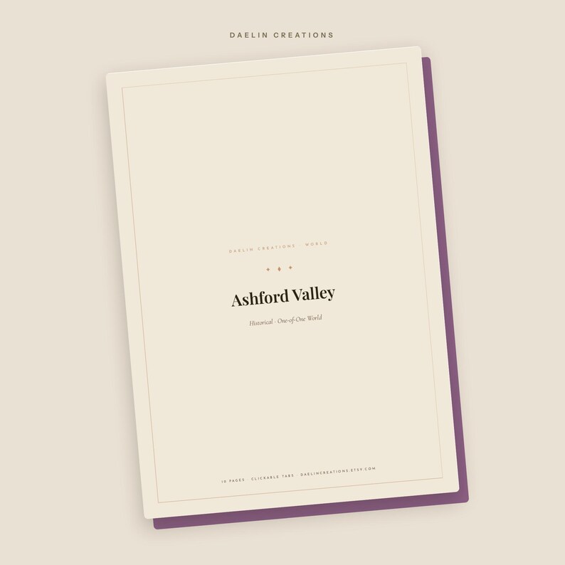 Historical World Bible | Ashford Valley | One-of-One Exclusive | PDF Download image 3