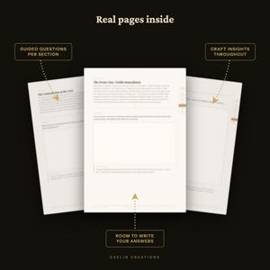 Fiction Writing Workbook | Character Introductions | First Impression Scenes | Craft Workbook for Writers | Printable PDF | Instant Download image 6
