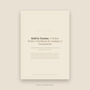 Schreibübungsbuch für Belletristik – Schluss und Auflösung | Handwerksübungen für die letzten Seiten | Druckbares PDF für Autoren Bild 2