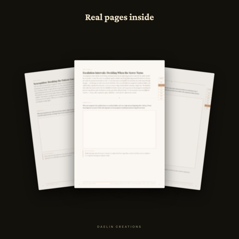 Quaderno di lavoro sul ritmo dell'antagonista per scrittori di narrativa / Quaderno di lavoro stampabile per la revisione del ritmo del romanzo / Spunti per lo sviluppo del cattivo in formato PDF immagine 5