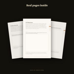 Horror Writing Workbook Printable PDF | Fiction Writing Prompts for Fear, Dread and Tension | Writer Exercises Journal image 5