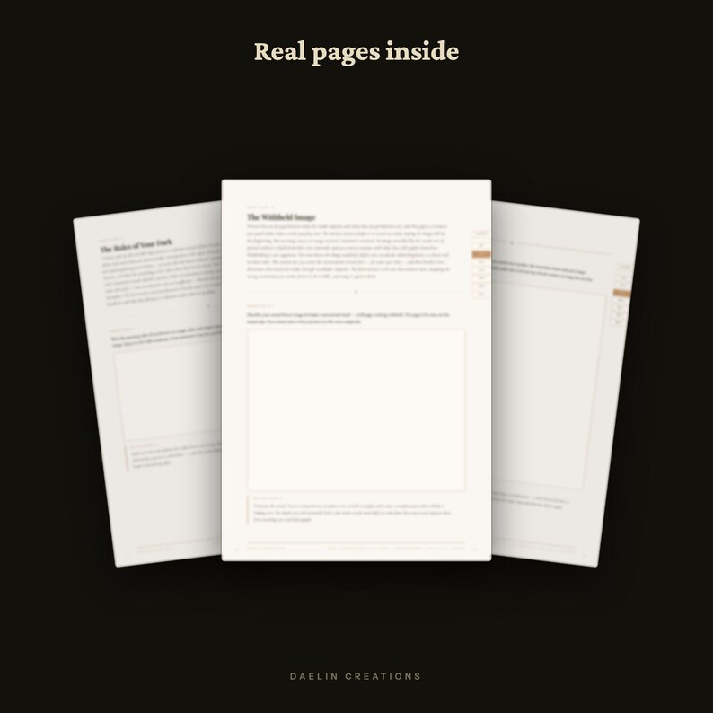 Horror Writing Workbook Printable PDF | Fiction Writing Prompts for Fear, Dread and Tension | Writer Exercises Journal image 5