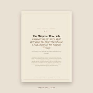 Midpoint Reversals Workbook — Fiction Writing Craft Exercises for Serious Writers image 2