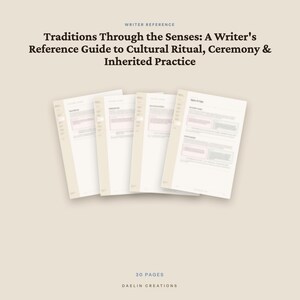 Tradities via de zintuigen | Naslagwerk voor rituelen, ceremonies en culturele gebruiken | Werkboek voor ambachten (pdf) | Goodnotes (pdf) afbeelding 4