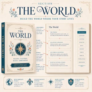Romantasy World Bible — Cendelaire, Królestwo Opłakanej Nici | Ekskluzywny egzemplarz · Pobierz PDF zdjęcie 1