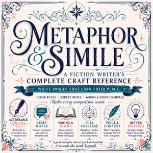 Metaphor Simile Craft Reference | Printable PDF | GoodNotes PDF | Fiction Writer's Guide image 2