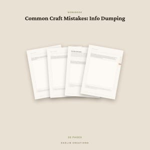 Cuaderno de ejercicios para optimizar la exposición en tu novela / Ejercicios prácticos para dominar la narrativa / PDF imprimible / Descarga digital / PDF de Goodnotes imagen 4