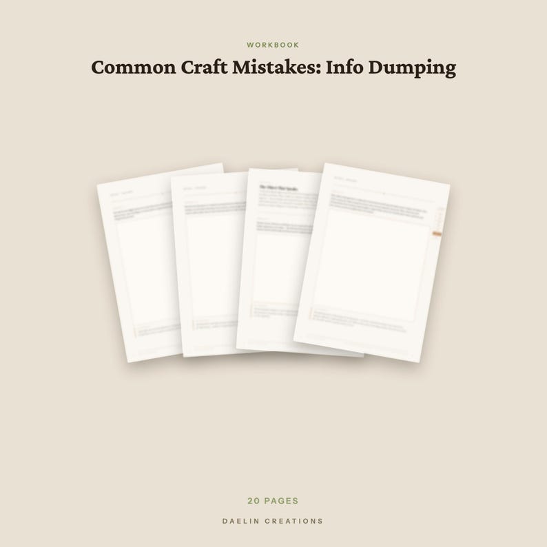 Cuaderno de ejercicios para optimizar la exposición en tu novela / Ejercicios prácticos para dominar la narrativa / PDF imprimible / Descarga digital / PDF de Goodnotes imagen 4