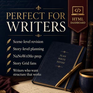 Story Grid Writer's Scene Planner, 5 Commandments Dashboard, Novel Outline Tool Bild 7