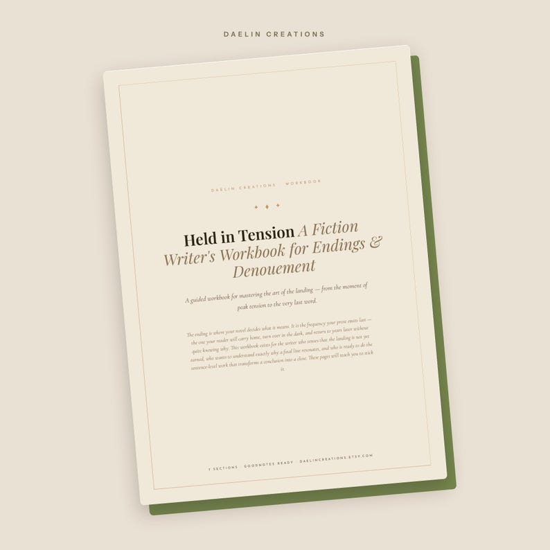 Schreibübungsbuch für Belletristik – Schluss und Auflösung | Handwerksübungen für die letzten Seiten | Druckbares PDF für Autoren Bild 3