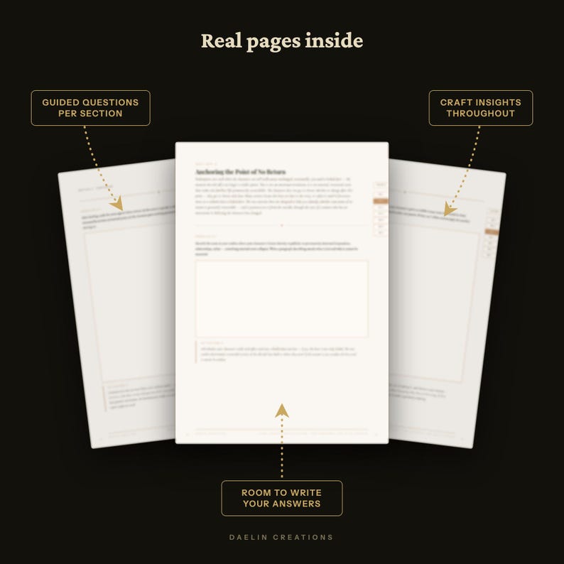 Redemption Arc Workbook for Fiction Writers — Character Change, Forgiveness & Story Structure PDF image 6
