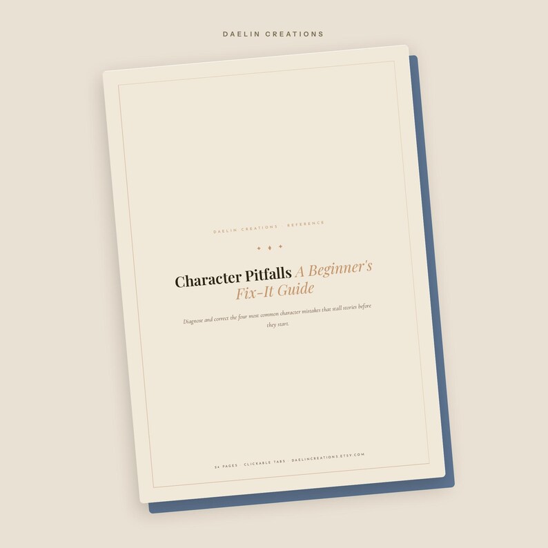 Character Pitfalls Fix-It Guide — Passive Protagonists, Flat Villains & More | Fiction Writing Reference PDF image 4