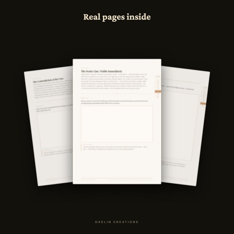 Fiction Writing Workbook | Character Introductions | First Impression Scenes | Craft Workbook for Writers | Printable PDF | Instant Download image 5