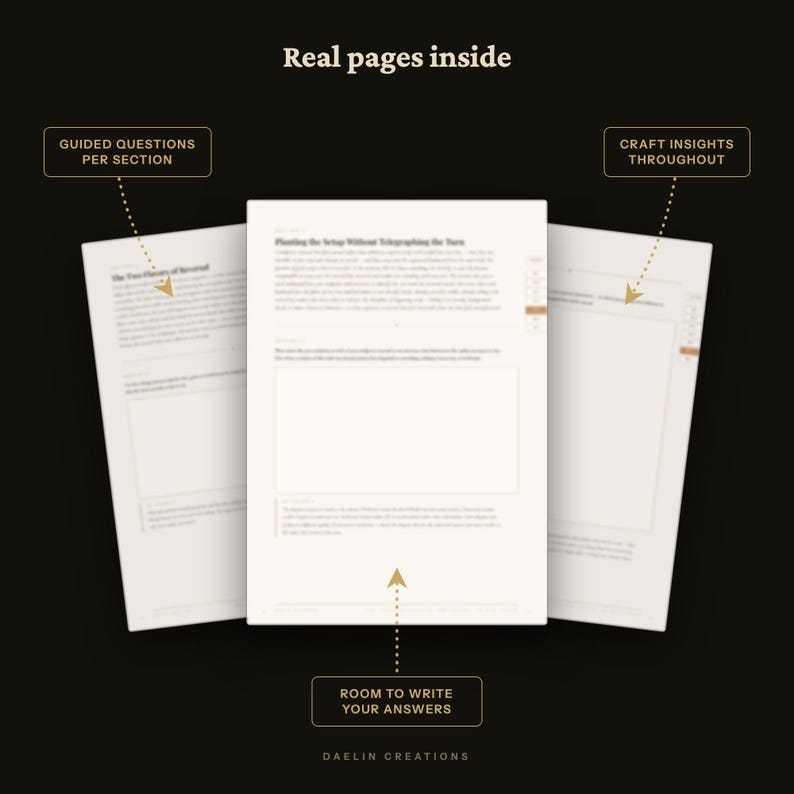 Midpoint Reversals Workbook — Fiction Writing Craft Exercises for Serious Writers image 6
