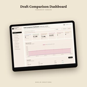 Draft Comparison Dashboard - Interactive HTML Revision Tracker for Writers, Version Diff Grid, Cut Material Vault & Novel Editing Tool image 5
