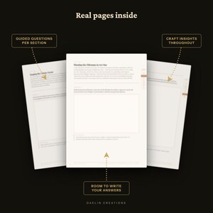 Cuaderno de ejercicios de escritura sobre dilemas morales / Planificador imprimible de la estructura argumental para novelistas / Ideas para la elección de personajes y el conflicto de la historia (PDF) imagen 6