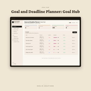 Ziel- und Terminplaner | Zielzentrale | Terminstatus | Erfolgsserien-Tracker | Prioritätenmatrix | HTML-Tool Bild 2