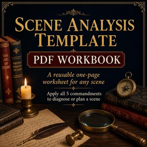 Novel Writing Workbook | Story Grid Method, Scene Structure Planner (Digital Download) image 4