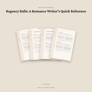 Naslagwerk voor Regency-balschrijvers: etiquette, danskaarten en sociale signalen afbeelding 5