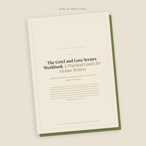 Grief & Loss Scenes Workbook — Fiction Writing Craft Workbook PDF for Writers image 3