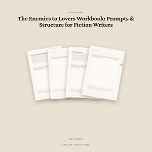 Cuaderno de escritura "De enemigos a amantes": sugerencias para la creación de ficción sobre el punto de vista, el arco del personaje y la estructura romántica. imagen 4
