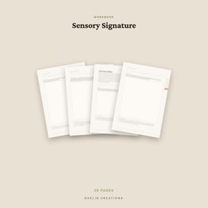 Sensory Signature | Fiction Writing Workbook PDF | Sensory Description Craft Exercises | Goodnotes PDF image 2