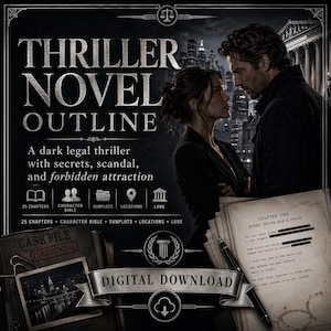 Complete Thriller Novel Outline | Three Act Plot Synopsis | Ready-Made 25 Chapter Story | Whistleblower Conspiracy | Printable PDF