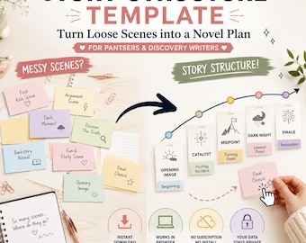 Story Structure Template | Drag & Drop Scene Planner | Beat Sheet for Pantsers | Save the Cat Outline | Pantser's Bridge