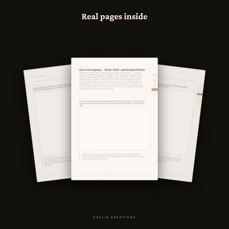Grief & Loss Scenes Workbook — Fiction Writing Craft Workbook PDF for Writers image 5