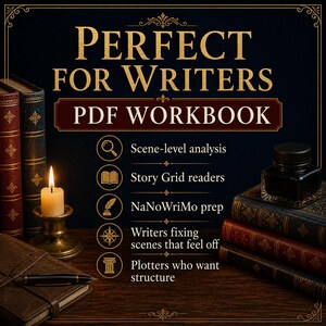 Novel Writing Workbook | Story Grid Method, Scene Structure Planner (Digital Download) image 8