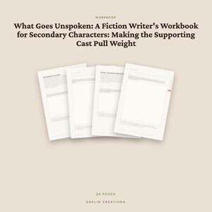 Secondary Characters Workbook for Fiction Writers — Supporting Cast Craft Exercises PDF image 4