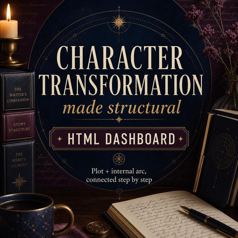 Story Circle Planner – Interactieve tool voor het structureren van een roman in 8 stappen (digitale download) afbeelding 3