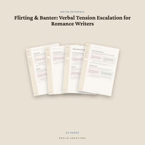 Guide d'écriture : flirt et joutes verbales — La tension verbale dans la romance | Référence sur l'art du dialogue image 5