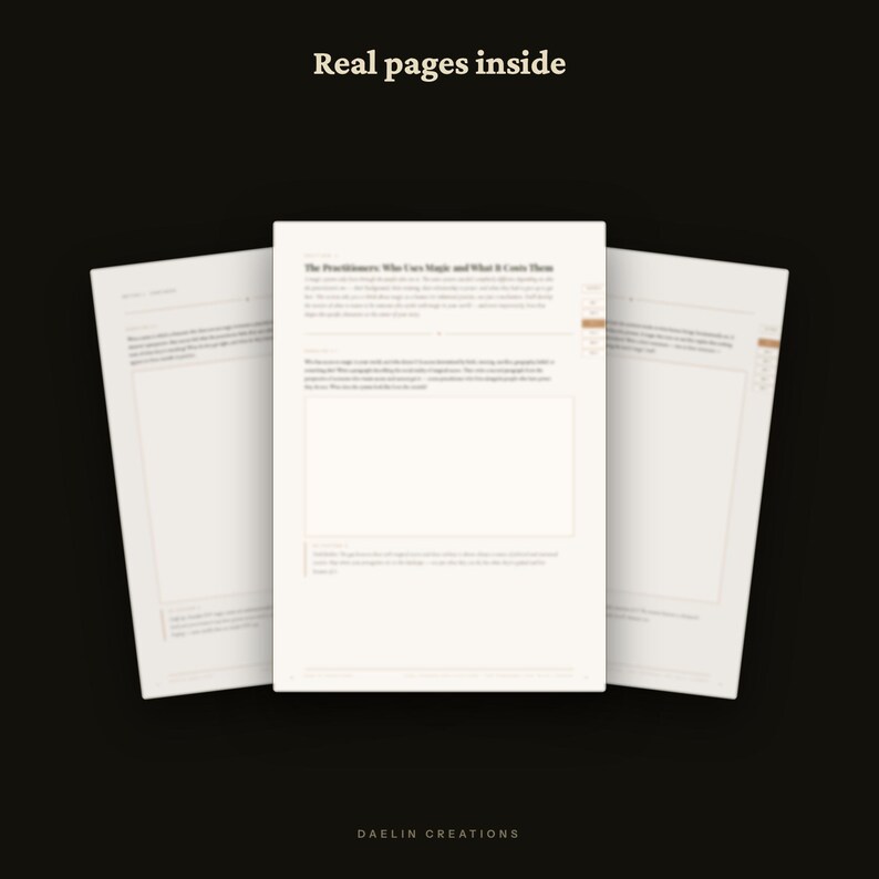 Magic System Workbook for Fiction Writers | Printable PDF | Writing Prompts for Fantasy & Speculative Fiction image 5