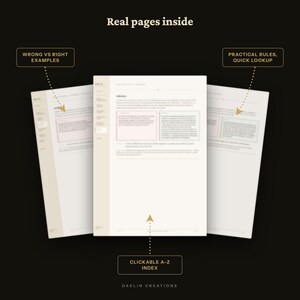 Guía de escritura de ficción histórica / Referencia de vocabulario y palabras de época / Cuaderno de trabajo imprimible en PDF para novelistas y autores imagen 6